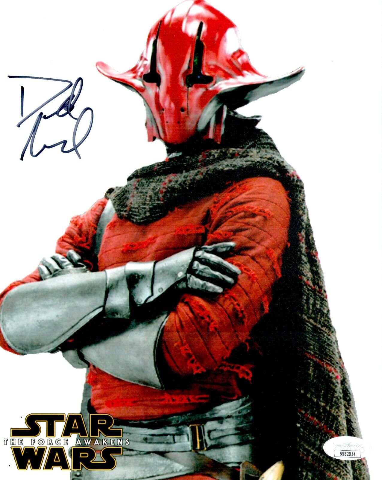 DAVID ACORD Signed 8x10 STAR WARS FORCE AWAKENS Sidon Ithano Photo Poster painting Auto JSA COA