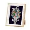 Framed Pearl Diamond Painting - Special Shaped - Vase Bouquets (17x22cm)