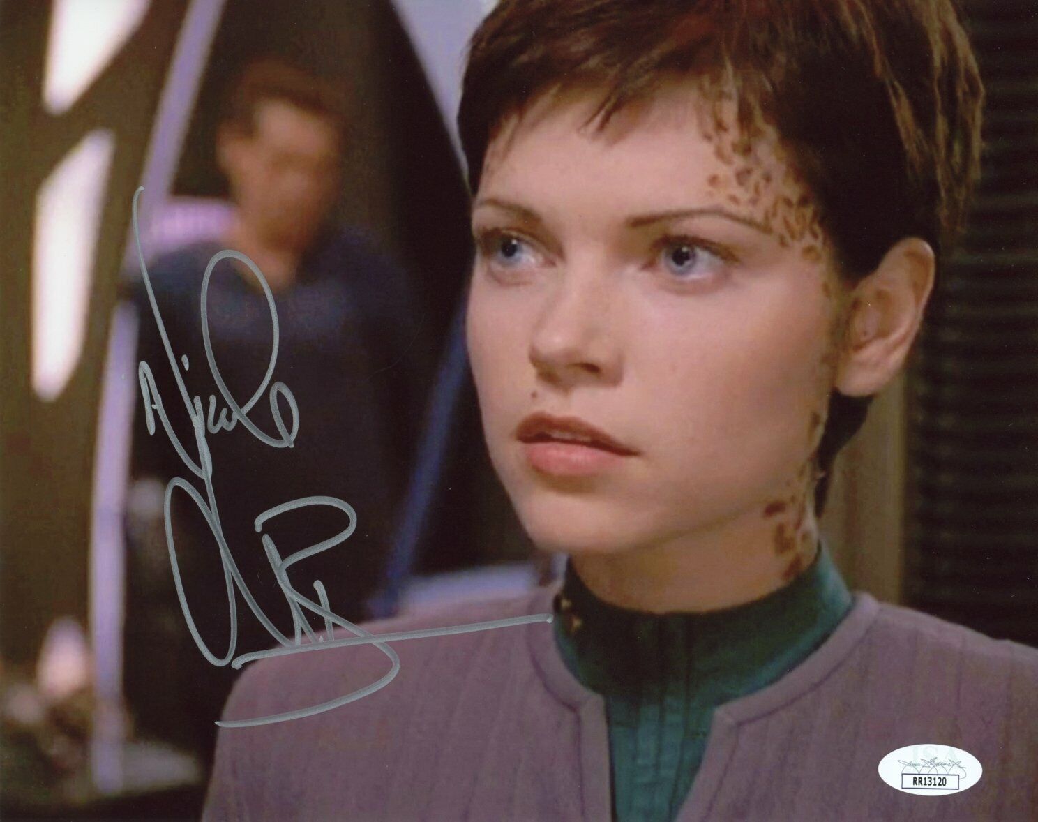 Nicole De Boer Star Trek Erzi Dax 8x10 Photo Poster painting Signed Autograph JSA Certified COA