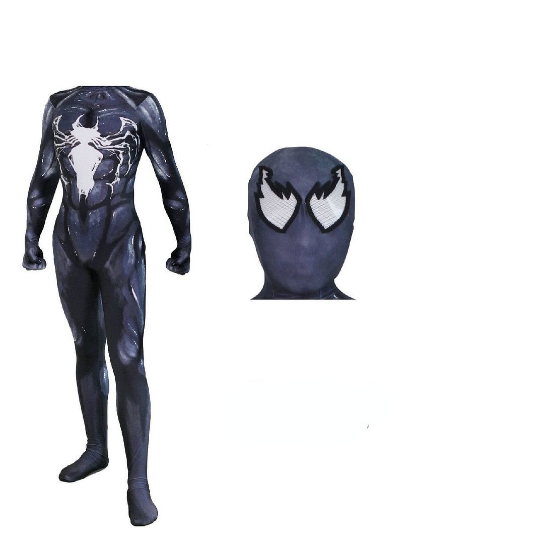 Venom Spider-Man Symbiote Suit Halloween Cosplay Costume