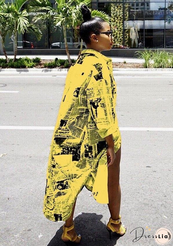 long sleeve plus size cotton letter print for women casual loose spring autumn shirt dress