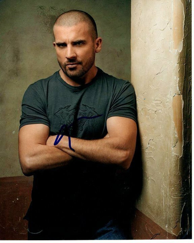 Dominic purcell signed autographed prison break lincoln linc burrows Photo Poster painting