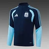 2026 Argentina Half-Pull Training Suit Royal Blue Jersey Set