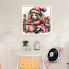 Girl Opening Gifts-11CT Stamped Cross Stitch 40*40cm/15.75*15.75in tapestrymarket