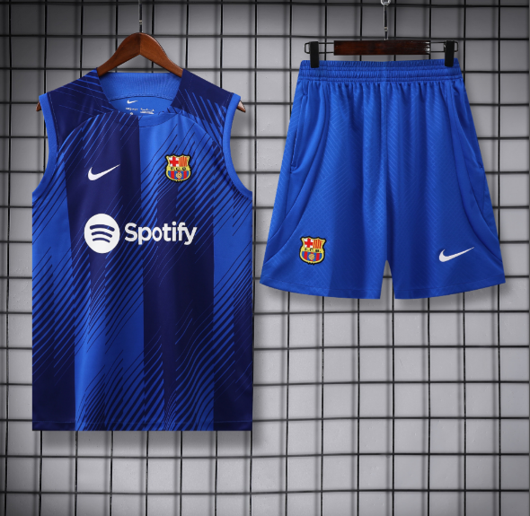 23/24 Barcelona Vest Training Kit Thai Version Football Shirt 