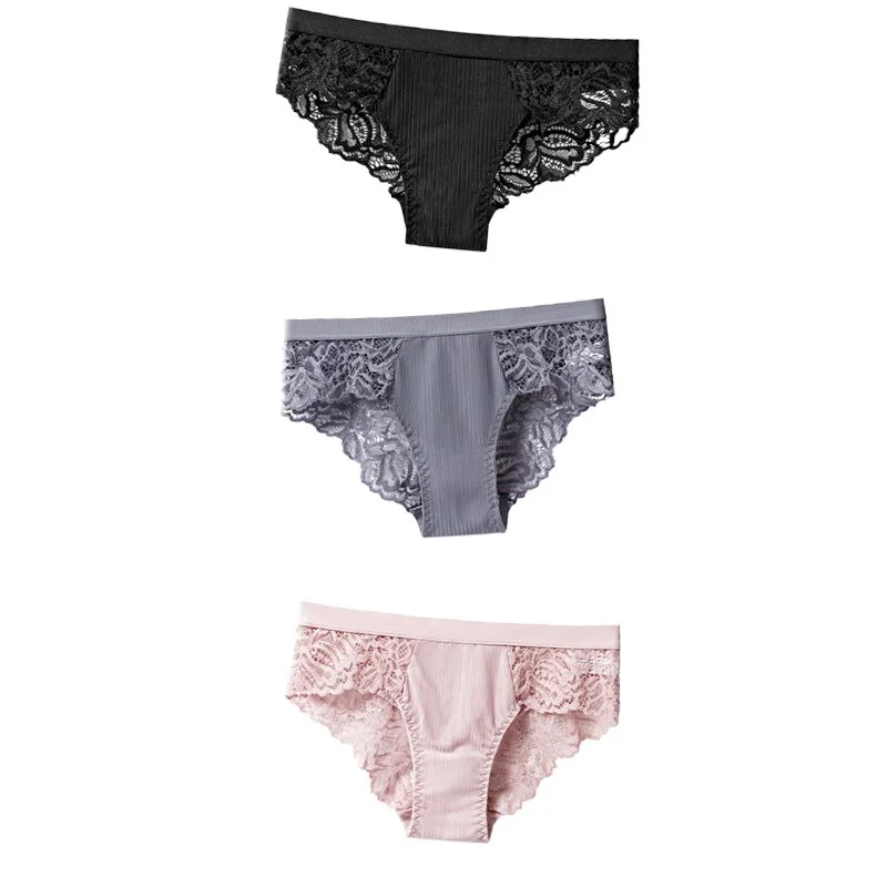 Billionm Confort Panties Sexy Panty Seampless Briefs Lace Women Underwear Lingerie for Female Girl Floral Pantys Underpants