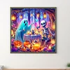 Diamond Painting-DIY Full Round Drill Halloween Skull(40*40 CM)