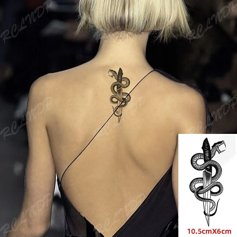 Waterproof Temporary Tattoo Sticker Shark Big Fish Anchor Sea Animal Body Art Flash Tatto Fake Tatoo for Women Men