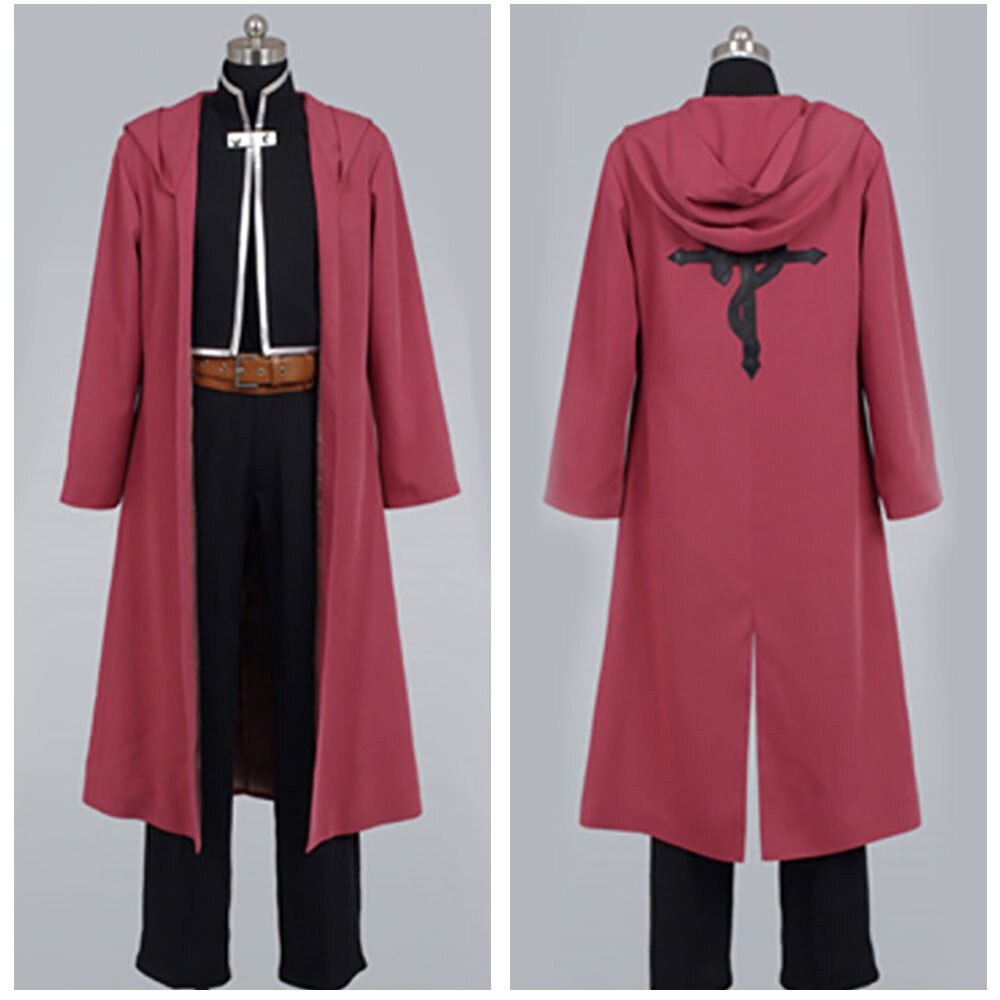 Anime manga full fma full metal Fullmetal Alchemist Edward Elric Cosplay Costume