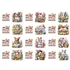 12PCS Diamond Painting Easter Bunny Greeting Card Kit for Birthdays Thanksgiving & Special Occasion