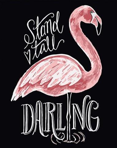 

Flamingo Poster – Paint By Numbers - 40*50CM, 501 Original