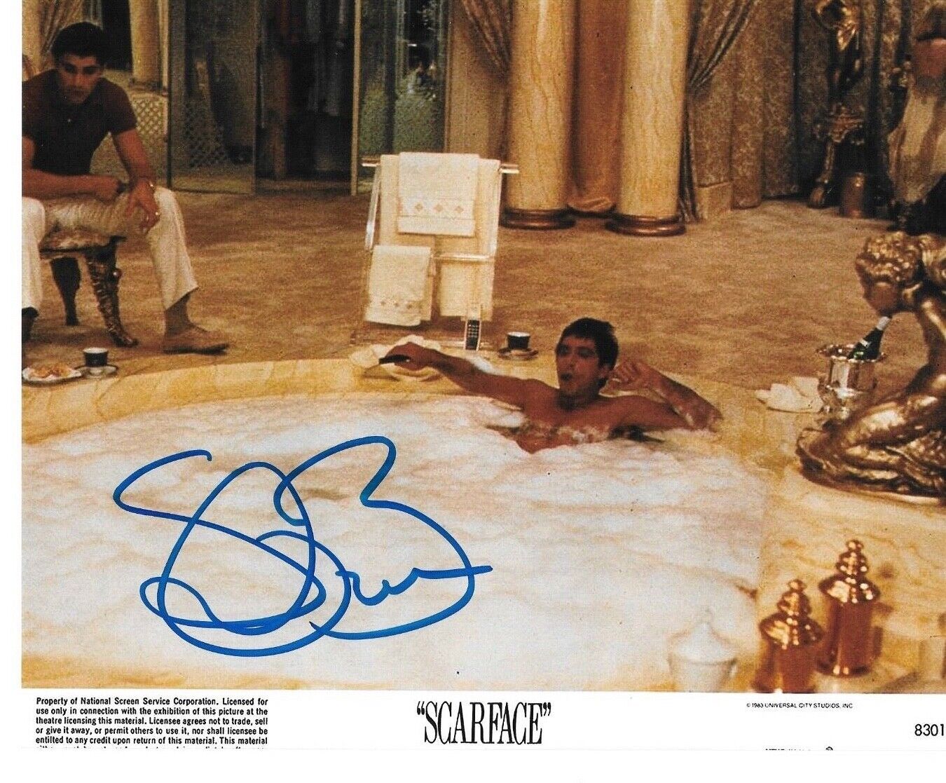 * STEVEN BAUER * signed 8x10 Photo Poster painting * SCARFACE MANNY * PROOF * COA * 23