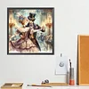 Retro Dance Partner - Diamond Painting - Full Round Drill (Canvas|40*40cm)