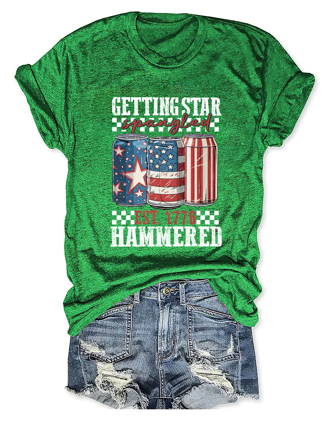 Getting Star Spangled Hammered T-shirt