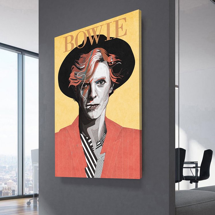 David Bowie Design Canvas Wall Art MusicWallArt