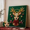 DIY Pearl Painting - Handmade Self - Adhesive Pearls - Christmas Reindeer