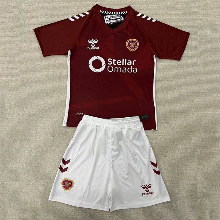 Kids Hearts 25/26 Home Football Jersey