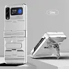 Drop Protection Kickstand Phone Cover Case for Samsung Galaxy Z Flip3 5G Non-Fingerprint Fundas Coque