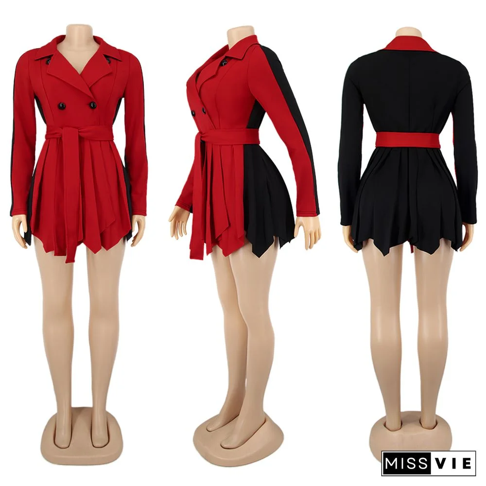 Hot Style Women Solid-color Long-sleeved Thickened Coat