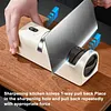 Electric Knife Sharpener with Diamond Abrasives Kitchen Knife Sharpener for Chef