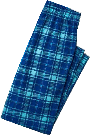 Red Santa Hat "Merry Christmas" Letter Print Blue Long Sleeves Top with Blue and Green Plaid Pants Family Matching Pajamas