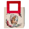 DIY 5D Diamond Art Painting Handbag with Round Handle Diamond Painting Kit Handbag Diamond Painting Bag for Women Casual Shopping Travel Daily Use