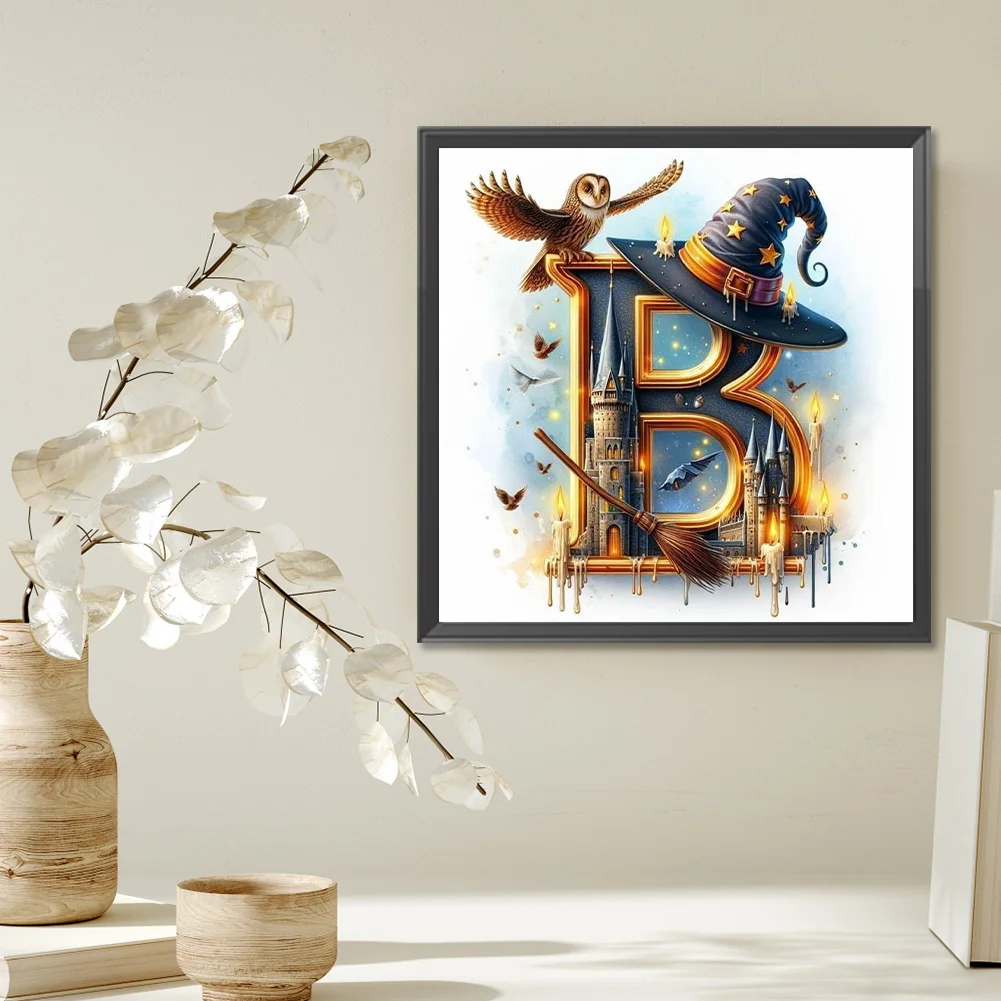 Diamond Painting - Full Square Drill - Harry Potter Letters(Canvas|35*35cm)