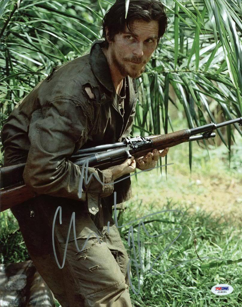 Christian Bale Rescue Dawn Signed Authentic 11X14 Photo Poster painting PSA/DNA #J18091