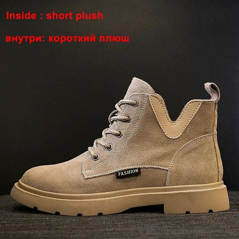 Meotina Women Genuine Leather Motorcycle Boots Round Toe Lace Up Shoes Thick Med Heel Ladies Ankle Boots 2021 Autumn Winter 40