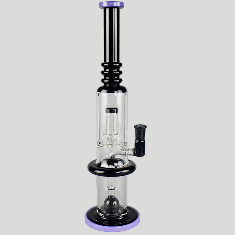 New Style Glass Water Pipe with Black Color