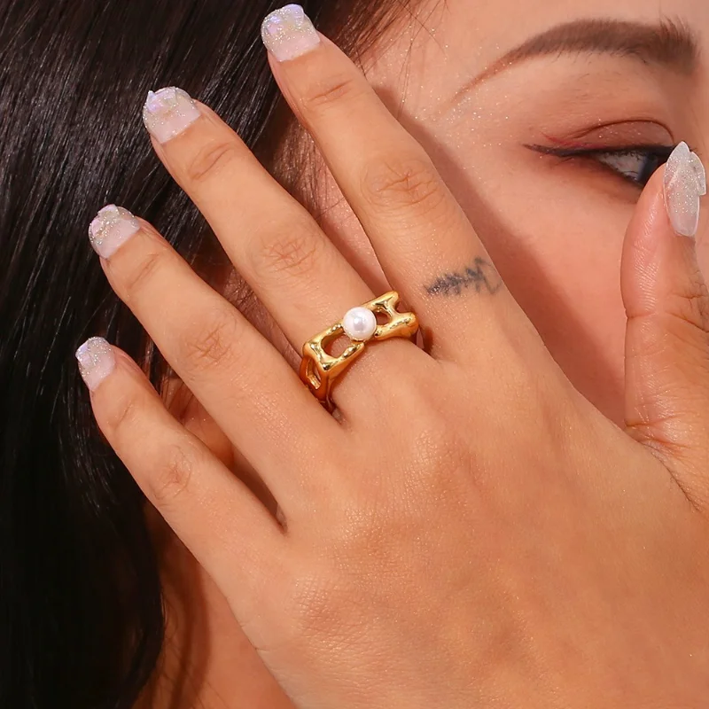 Square Cutout Cheese Block Rings