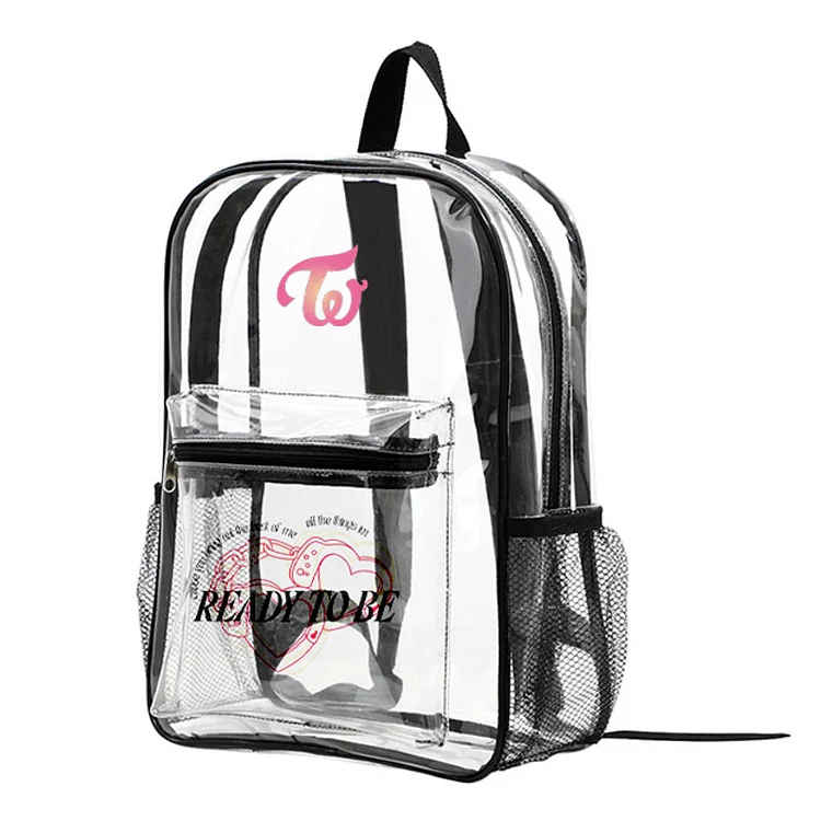TWICE 5th World Tour READY TO BE Concert Clear PVC Backpack