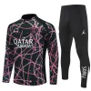 Paris Saint-Germain 25-26 1/4 Zip Tracksuit Black pink Chandal