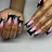 Summer Nails Inspo 2025 – 24pcs European Rhinestone Design Press on Nails French Duckbill shaped Fake Nails Full Cover Wearable Women False Nail Patch | Elinlin
