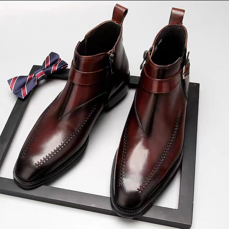 British Style High-top Handmade Business Men Boot DANRRIO.COM DANRRIO