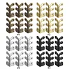 6PCS Retro Metal Corner Protector Iron Skiffers Skirting Board Corner Protector