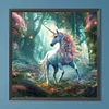 (40*40cm)Forest Unicorn - Full Round Drill Diamond Painting