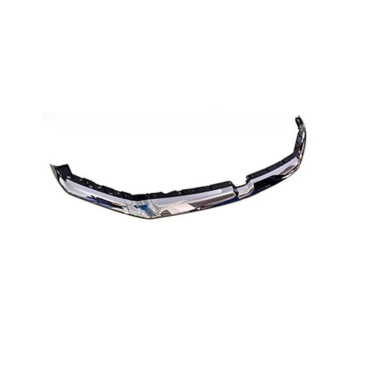 SEBLAFF Front Upper Grille Trim Molding Chrome and Black Plastic Replacement for 2019-2022 Ram 1500