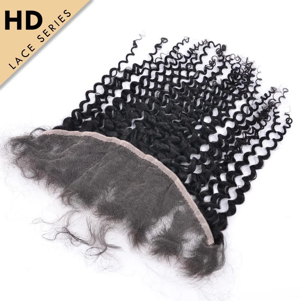 Yvonne HD Lace Frontal 13*4 Malaysian Curly HD Swiss Lace Frontal Virgin Hair With Baby Hair 