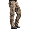 Men's Outdoor Vintage Washed Cotton Washed Multi-pocket Tactical Pants by Inlyline