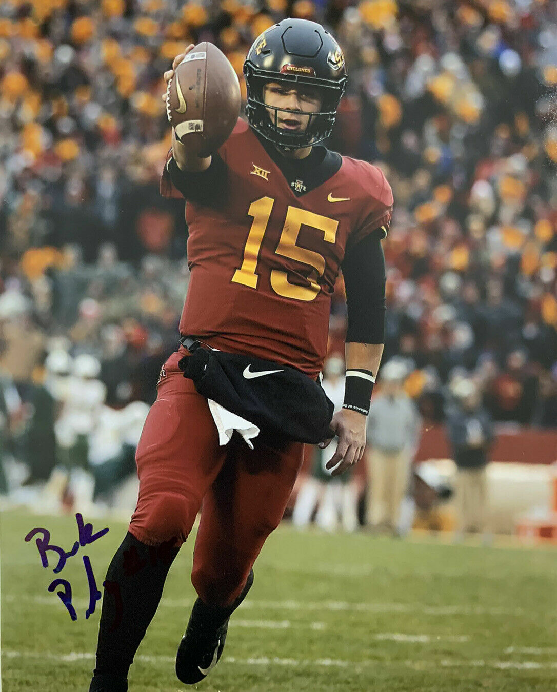 Brock Purdy Autographed Signed 8x10 Photo Poster painting ( Iowa State Cyclones ) REPRINT