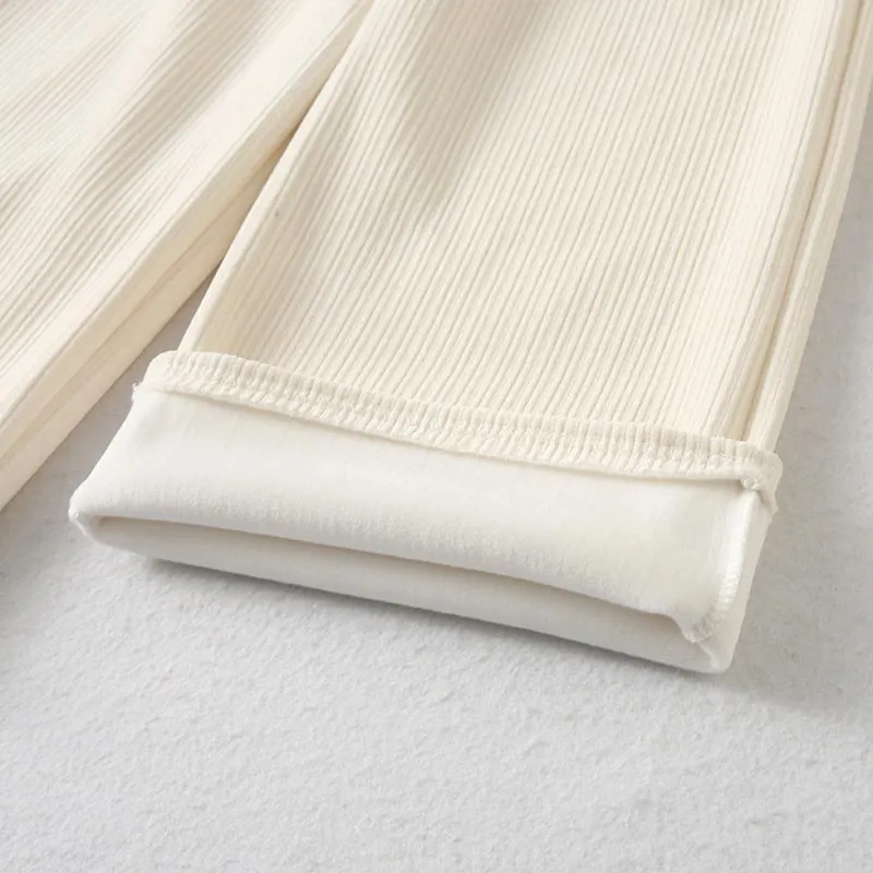 Loose Stripe Lace Up Casual Pants