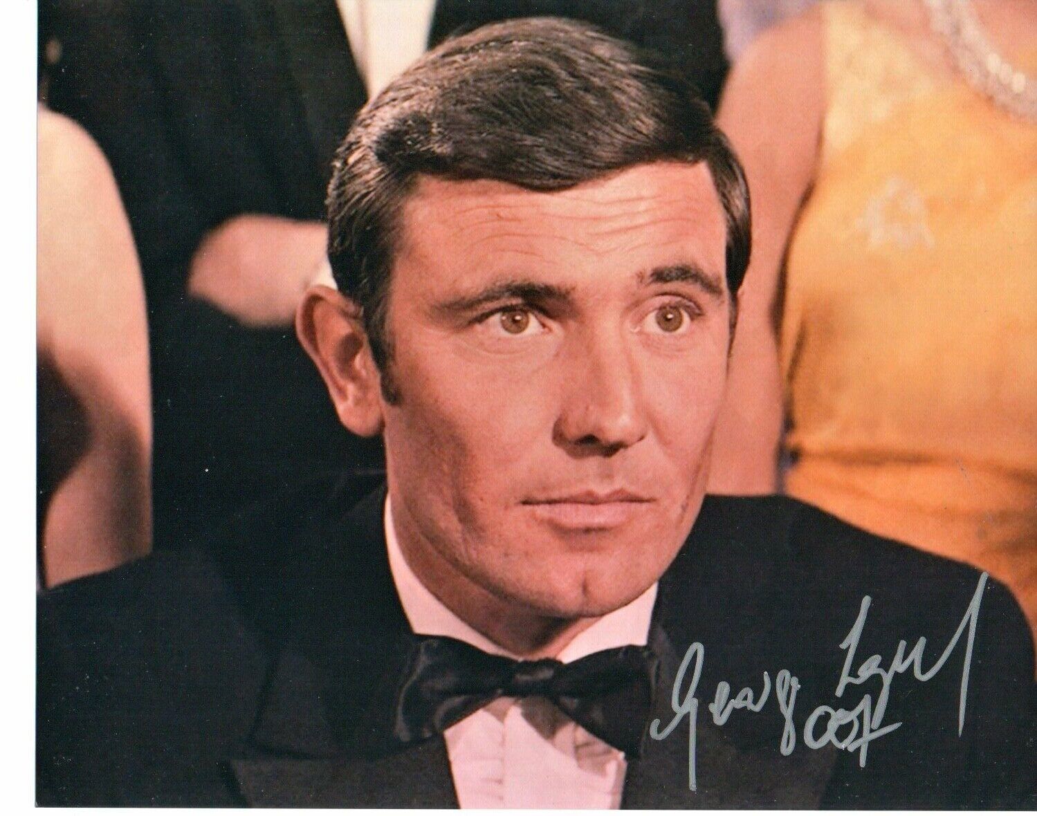 Hand Signed George Lazenby Photo Poster painting 10 x 8 Photo Poster painting OHMSS James Bond Autograph Coa