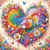 Abstract Special Shaped 5D DIY Partial Drill Diamonds Dots Gem Art Kits for Adults Beginners Home Decor Diamonds Paintings Gem Art 11.81 X11.81inch