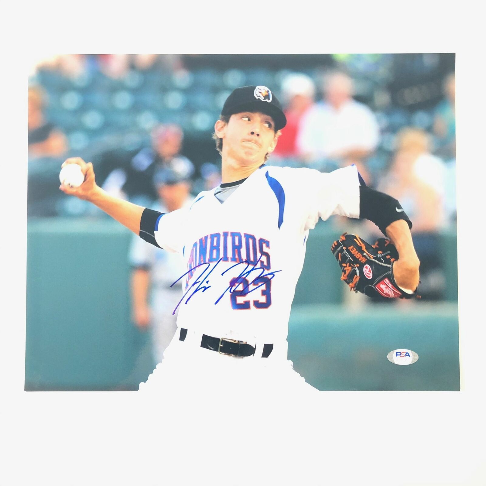 Hunter Harvey signed 11x14 Photo Poster painting PSA/DNA Ironbirds autographed Orioles