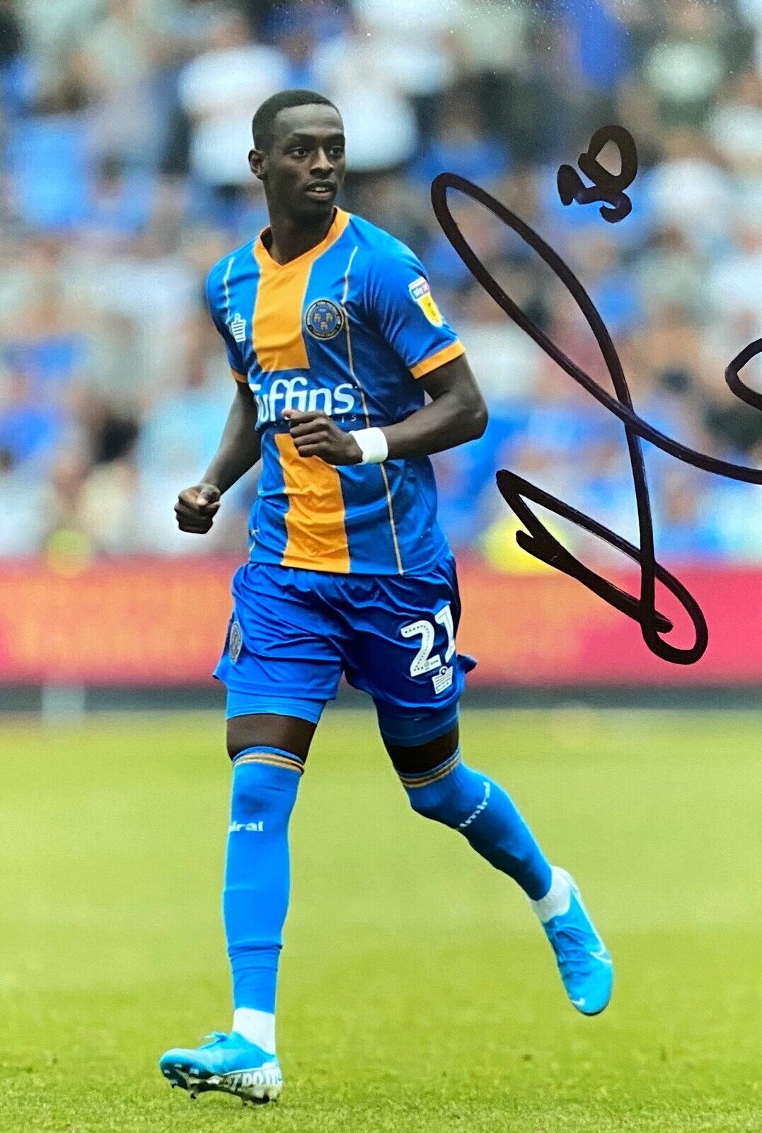 Abo Eisa Genuine Hand Signed 6X4 Photo Poster painting - Shrewsbury Town 5