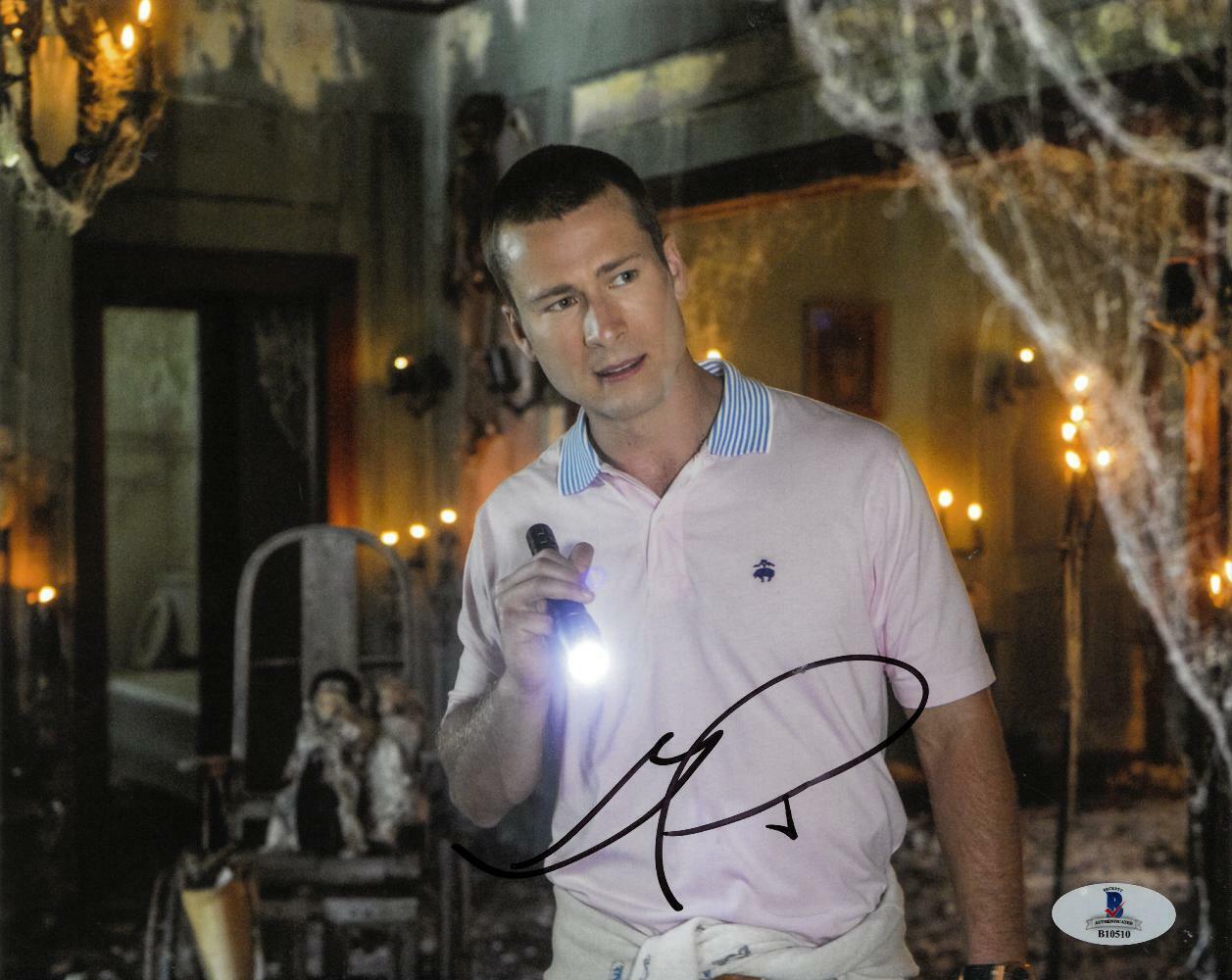 Glen Powell Signed Scream Queens Authentic Autographed 8x10 Photo Poster painting BECKETT#B10510