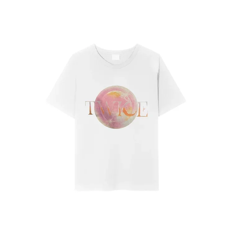 TWICE READY TO BE POP-UP WHITE MOON T-SHIRT