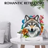 Flower Wolf Double Sided - 5D DIY Ornament