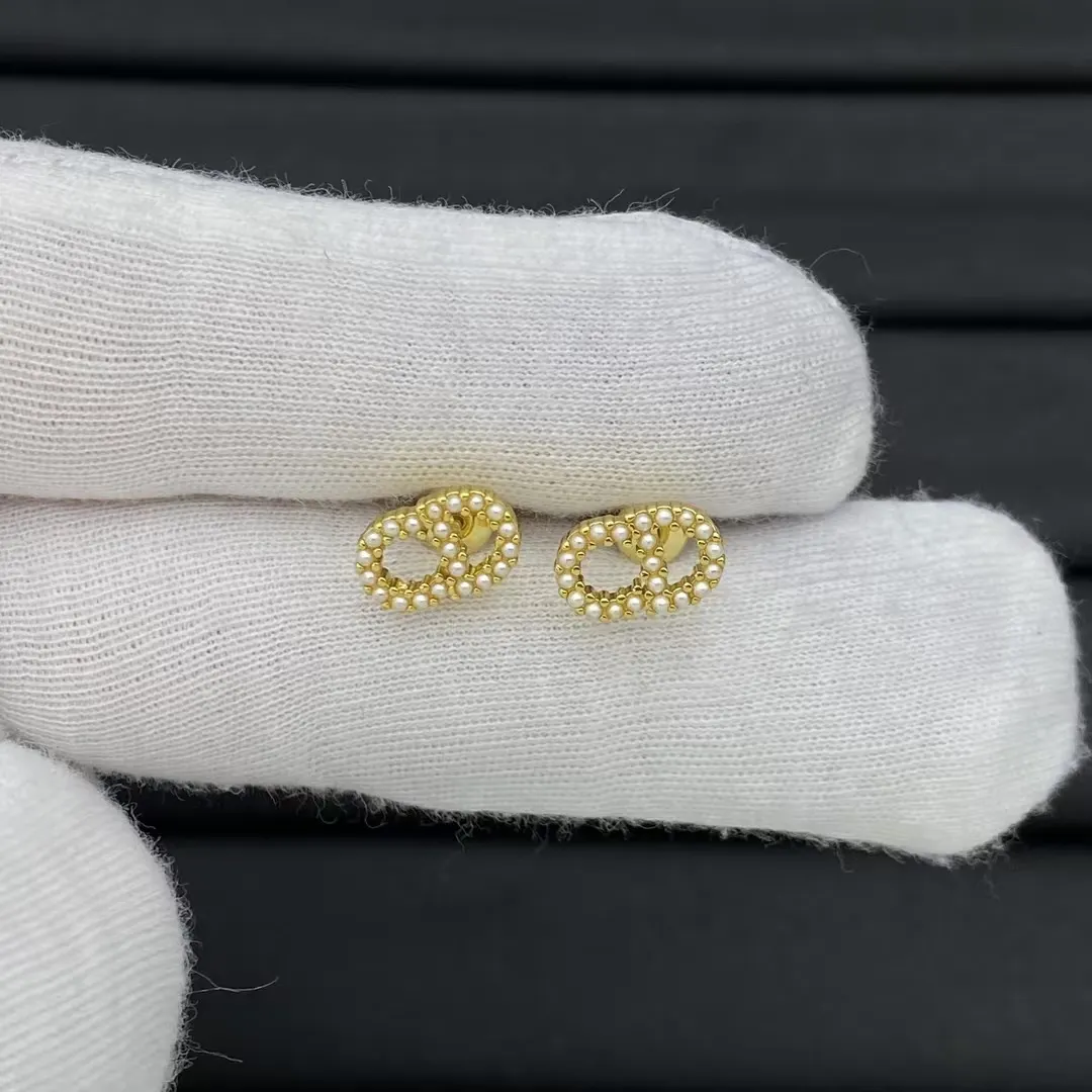 Dior CD Stud Earrings